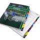 8.5 Inch X H11 Inch Coloring Catalog Spiral Notebook Printing With Divider Tabs