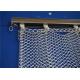 Exhibition Hall Decorative Metal Coil Curtain Product 1.2mm 5*5mm