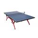 Steel Material Table Tennis Table Standard Size , Rainbow Ping Pong Table For