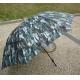 Large Size Compact Vented Golf Umbrella Handle Open Print Fabric With Leaves