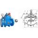 Water Tank Float Control Valve Ductile Iron with Stainless Steel Floating Ball
