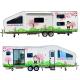 4-8 People Travel Caravan Trailer Height Adjustable Touring Camper Trailer 4m-12m