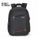 Black Unisex Business Backpack Waterproof , Multiscene Daypack Laptop Backpacks