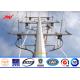 11M 1.8 Safety Factor Steel Utility Poles For Power Transmission Line Project