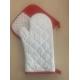 Heat Resistant Quilted Pot Holder and Oven Mitts 100% Organic Cotton Kitchen