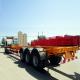 ABS Anti-lock Braking System 20 FT Double Axle Container Trailer Chassis Semi Trailers