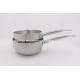 20cm Home cooking pot stainless steel basting bowl non-stick kitchen sauce pans with long steel handle