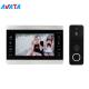 Metal Case Touch Button 7inch Video Door Phone Intercom with Picture Memory