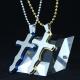 Fashion Top Trendy Stainless Steel Cross Necklace Pendant LPC359