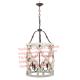 YL-L1005 wholesale vintage industrial lighting wood lamp Wood chandelier with
