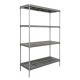 3.5mm Commercial Polymer Shelving Plastic Stainless Steel Chromed Plated With Powder Coated Wire Shelf