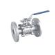 Stainless Steel 3PC Floating Ball Valve for Normal Temperature Structure and Efficiency