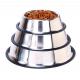 1000ml Non Slip Stainless Steel Dog Bowls Pet 5.5cm Sliver Metal