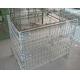 Wire Mesh Storage Cages , Metal Security Cage Steel Q235 Material