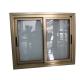 Fireproof Aluminum Sliding Bay Window with Tempering Glass and Low-E Glass Function