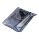 0.075mm ESD anti static package Zipper Open Top Aluminum Back Seal