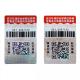 Security Custom Scratch Off Labels Stickers Roll Normal Adhesive