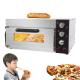 Electric Baking Bread Pizza Cake Cooking Oven with Pizza Stone and Timer 585x480x300mm