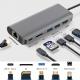 USB C Hub Adapter with Ethernet Port,100W PD Charging Port,4K  Port,SD/TF Card Reader,USB 3.0 Port for Macbook