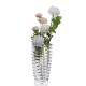 High Quality Transparent Round Pattern Flower Glass Vase