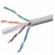 250MHz Bare Copper UTP Ethernet Cable , UTP Cable Cat 6 305M Roll 23AWG