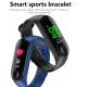Time Display Heart Rate 0.96 Inch Temperature Measuring Bracelet