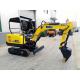 15.3KN Max. Bucket Digging Force Mini Crawler Excavator With 0.1m3 Capacity Similar CAT 301 302