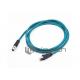5M Green Cat5e Ethernet Cable 4 Pairs with PUR Jacket For Factory Automation