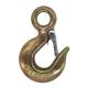 Eye Hoist Hook Steel Drop Forged Hook With Latch For Rigging And Hook Hardwares