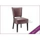 Design strong wood-like metal banquet chair in restaurant (YA-79)