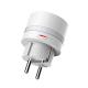 EU Standard WIFI Smart Plug Support TUYA APP With Led Light And Power Measure Computation