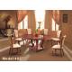 Dia 1500mm Hotel Restaurant Furniture Customized Solid Wood Dinning Room Set