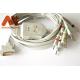 safety TPU IEC AHA EKG Cable For EDAN SE 601 Electrocardiograph