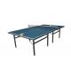 Movable Indoor Table Tennis Table Single Folding Blue Color Easy Install For Recreation