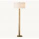 French Drum Linen Shade Modern Contemporary Floor Lamps For Living Room