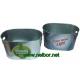 galvanized tin oval shape champagne bucket ice bucket beer bucket beer cooler oval tub