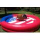 Round Inflatable Mechanical Bull , PVC Tarpaulin Inflatable Mechanical Bull Ride Game
