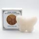 8.5*6.5*3cm Konjac Glucomannan Butterfly Bath Sponge 100% Natural Konjac Puff