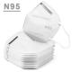 High Filtration Breathable N95 Face Mask With CE Certification Anti Dust