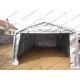 Silvery Gray Waterproof PVC Canvas Tent Single Tubular For Outdoor Exhibition