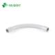 High Thickness PVC UPVC Electrical Conduit 90 Degree Elbow for Electrical Connections