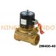1-1/2 2W400-40 NBR Diaphragm Brass Solenoid Valve AC110V DC12V