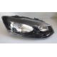 Black Power Heated VW POLO LED Car Headlights OEM 6R1 941 015 E / 016 E