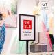 Shopping Mall Retail Poster Display Exhibition Poster Stand Licensing Promotion