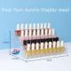 Cosmetic Display Stand Multifunctional Four Tiers Acrylic Nail Polish Display Stand