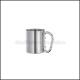 Promotion printed logo carabiners stainless steel coffee sports mug water drink cup bottle