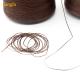 Flat Waxed Thread High Tenacity 210D/16 Waxed Silk Braided Thread for Handicrafts