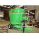 12 Cubic Meter Mobile TMR Feed Mixer Machine For Mixing Hay / Grass / Green