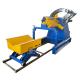 380V 50HZ Roll Forming Machine Parts 5 Ton Hydraulic Decoiler With Arm