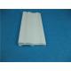 White Eco Friendly PVC Extrusion Profiles PVC Profiles For Corridor